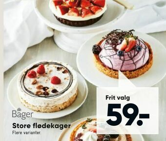 Bilka Store flødekager tilbud