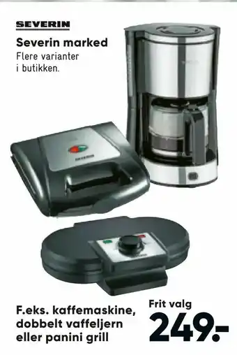 Bilka Kaffemaskine, dobbelt vaffeljern eller panini grill tilbud