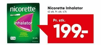 Bilka Nicorette Inhalator tilbud