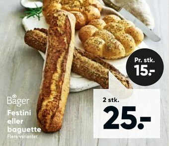 Bilka Festini eller baguette tilbud