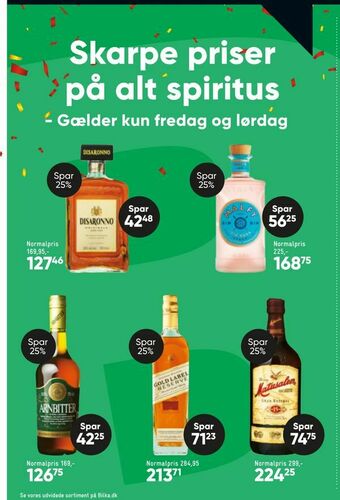 Bilka Spiritus tilbud