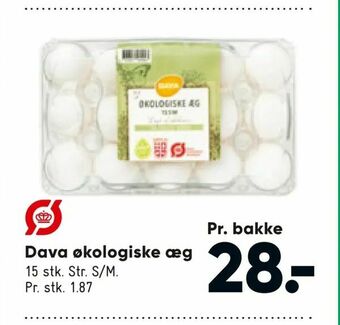 Bilka Dava økologiske æg tilbud