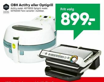 Bilka OBH Actifry eller Optigrill tilbud