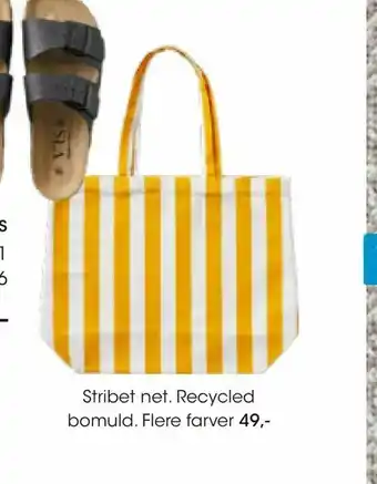 Bilka Stribet net. Recycled bomuld tilbud