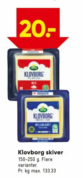 Bilka Klovborg skiver tilbud