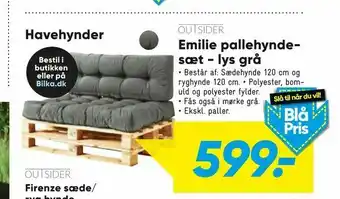 Bilka Emilie palle hynde sæt - lys grå tilbud