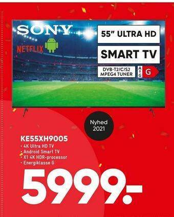 Bilka Sony ke55xh9005 tilbud
