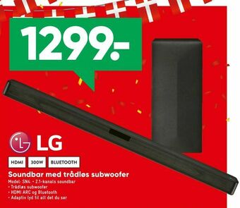 Bilka Soundbar med trådløs subwoofer tilbud