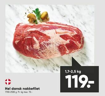 Bilka Hel dansk nakkefilet tilbud