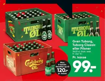 Bilka Grøn Tuborg, Tuborg Classic eller Pilsner tilbud