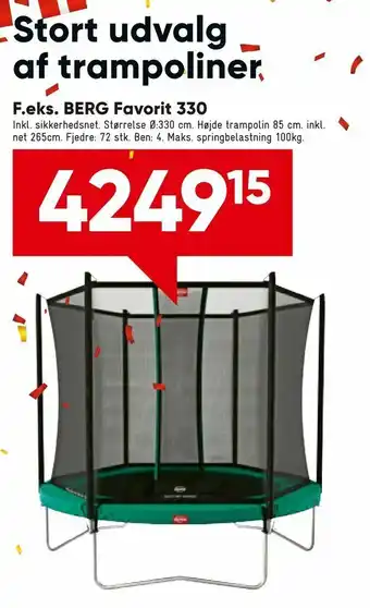 Bilka BERG Favorit 330 tilbud
