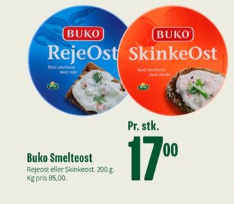 Min Købmand Buko smelte smøreost rejeost tilbud