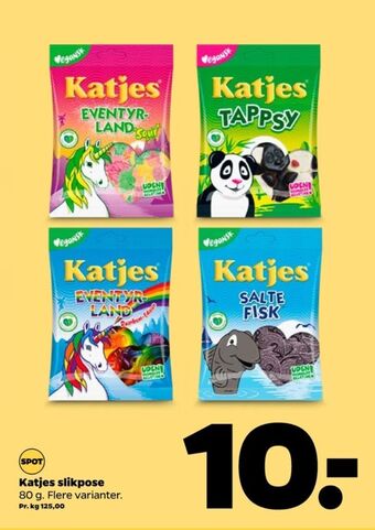 Salte fisk slikposer