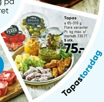 Bilka Tapas tilbud