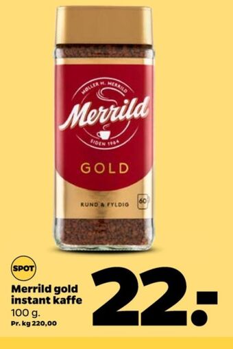 Netto Gold instant kaffe tilbud