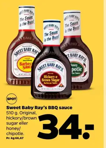 Sweet baby rays sauce flydende