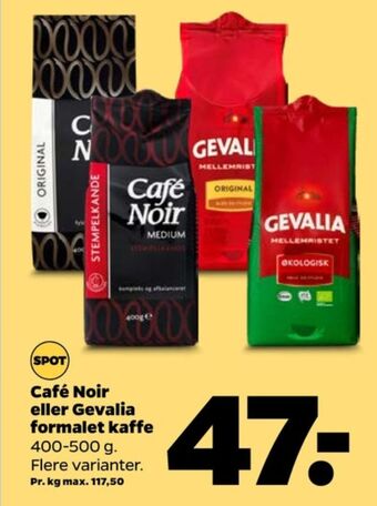 Netto Stempelkande kaffe formalet tilbud
