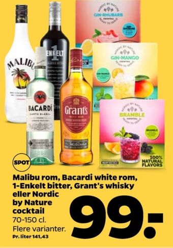Netto Malibu rom tilbud