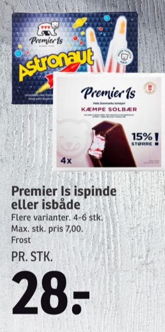 SPAR Kæmpe solbær ispinde tilbud