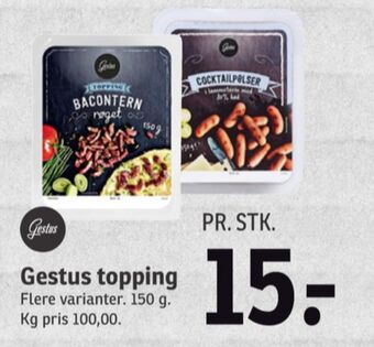 SPAR Gestus cocktailpølser tilbud