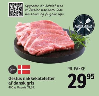 SPAR Gestus nakkekoteletter tilbud