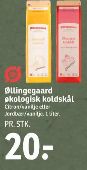 SPAR Øllingegaard koldskål citron og vanilje tilbud