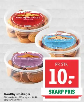 SPAR Nordthy karamelsmåkager tilbud