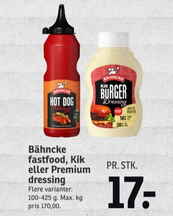 Bähncke ketchup
