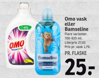 SPAR Omo vaskemiddel-flydende tilbud