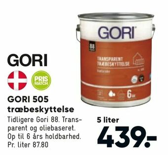 Bilka GORI 505 træbeskyttelse tilbud