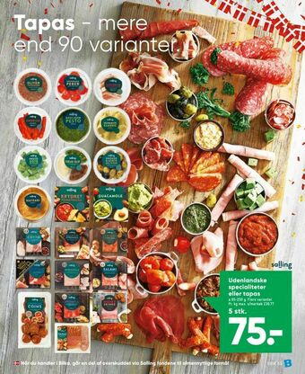 Bilka Udenlandske specialiteter eller tapas tilbud