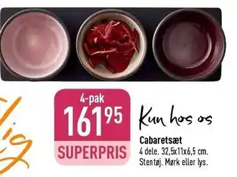 Cabaretsæt 4-pk