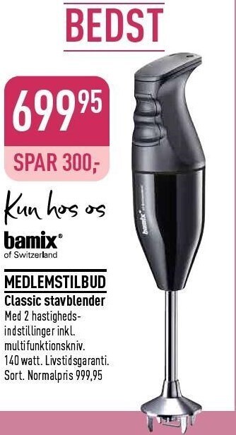 Imerco Classic stavblender tilbud
