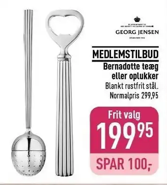 Imerco Bernadotte teæg el. oplukker tilbud