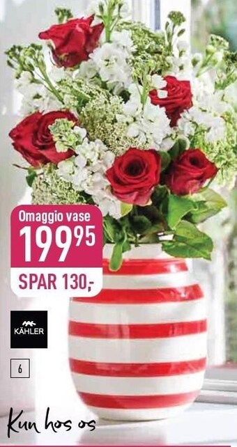 Imerco Omaggio vase tilbud