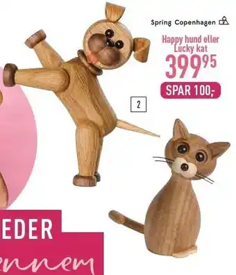 Imerco Happy hund el. lucky kat tilbud