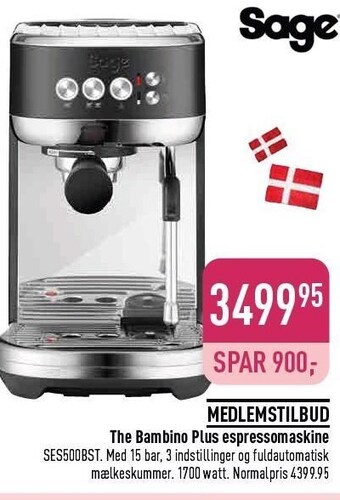 Imerco The bambino plus espressomaskine tilbud