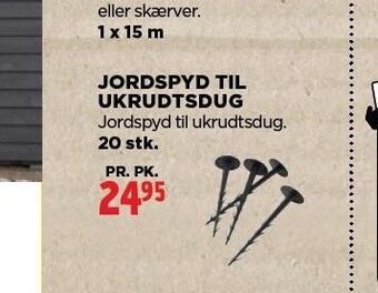 jem & fix Jordspyd til ukrudtsdug tilbud