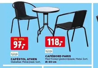 jem & fix Caféstol og cafébord tilbud