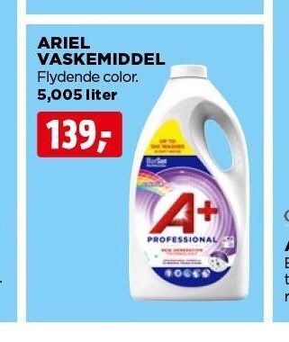 jem & fix Ariel vaskemiddel tilbud