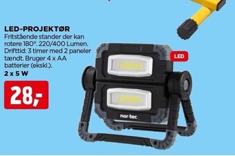 jem & fix Led-projektør tilbud