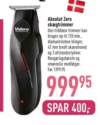 Imerco Absolut zero skægtrimmer tilbud