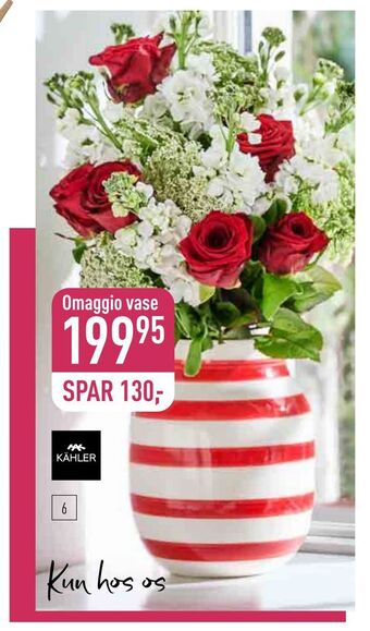 Imerco Omaggio vase tilbud