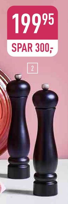 Imerco Clermont salt- eller peberkværn tilbud