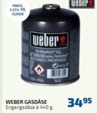 Davidsen Weber Gasdåse tilbud
