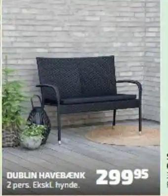 Davidsen Dublin Havebænk tilbud