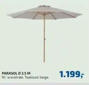 Davidsen Parasol Ø 3.5 M tilbud