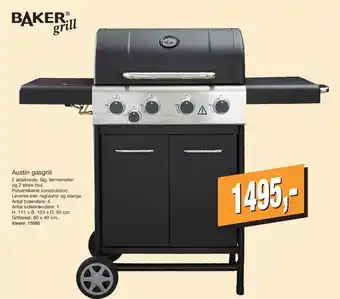 Harald Nyborg BAKER GRILL austin gasgrill tilbud