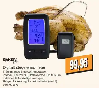 BAKER GRILL digitalt stegetermometer