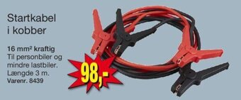 Startkabel i kobber